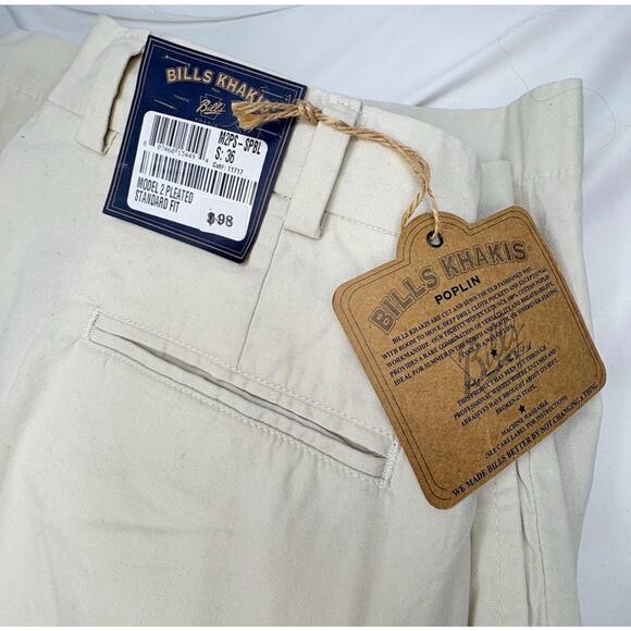 Grateful Dead Steal Your Face Bill's Khakis Pleated Shorts 36" Waist NWT - Picture 5 of 7